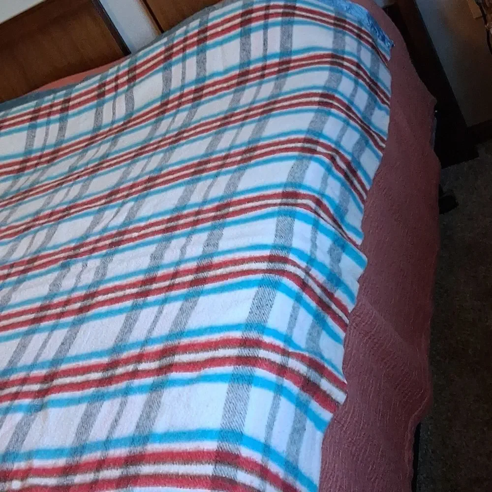 Plaid Multicolor Warm Full Size‎ Bedding Blanket